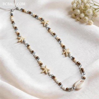 Wholesale Beads Necklace With Sea Shell